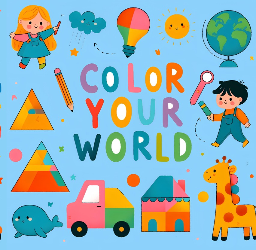 Color Your World: A Fun and Easy 100 Coloring shapes for Toddlers